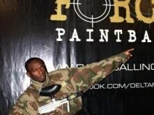 Usain Bolt at Delta Force Paintball